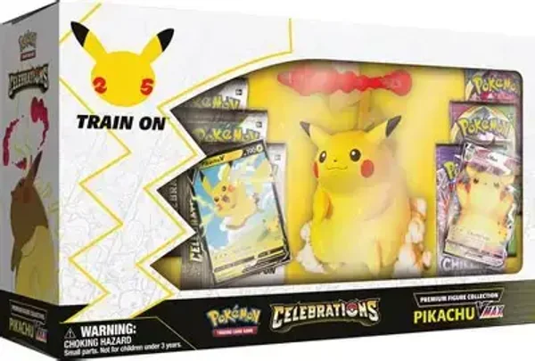 Pokémon TCG 25th celebrations pikachu vmax figure collection