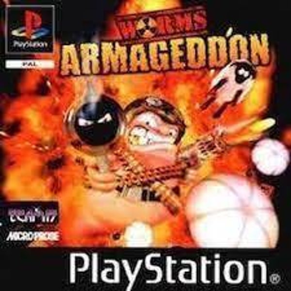 Games Playstation 1 Worms Armageddon
