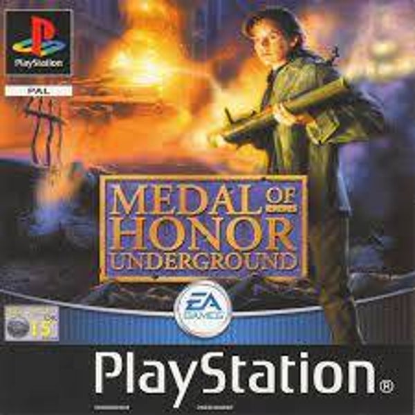 Game Playstation 1 Medal Of Honor Underground