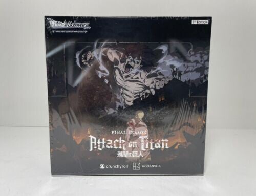 Weiss Schwarz Final Season Attack Of Titan 1st Edition Booster Box