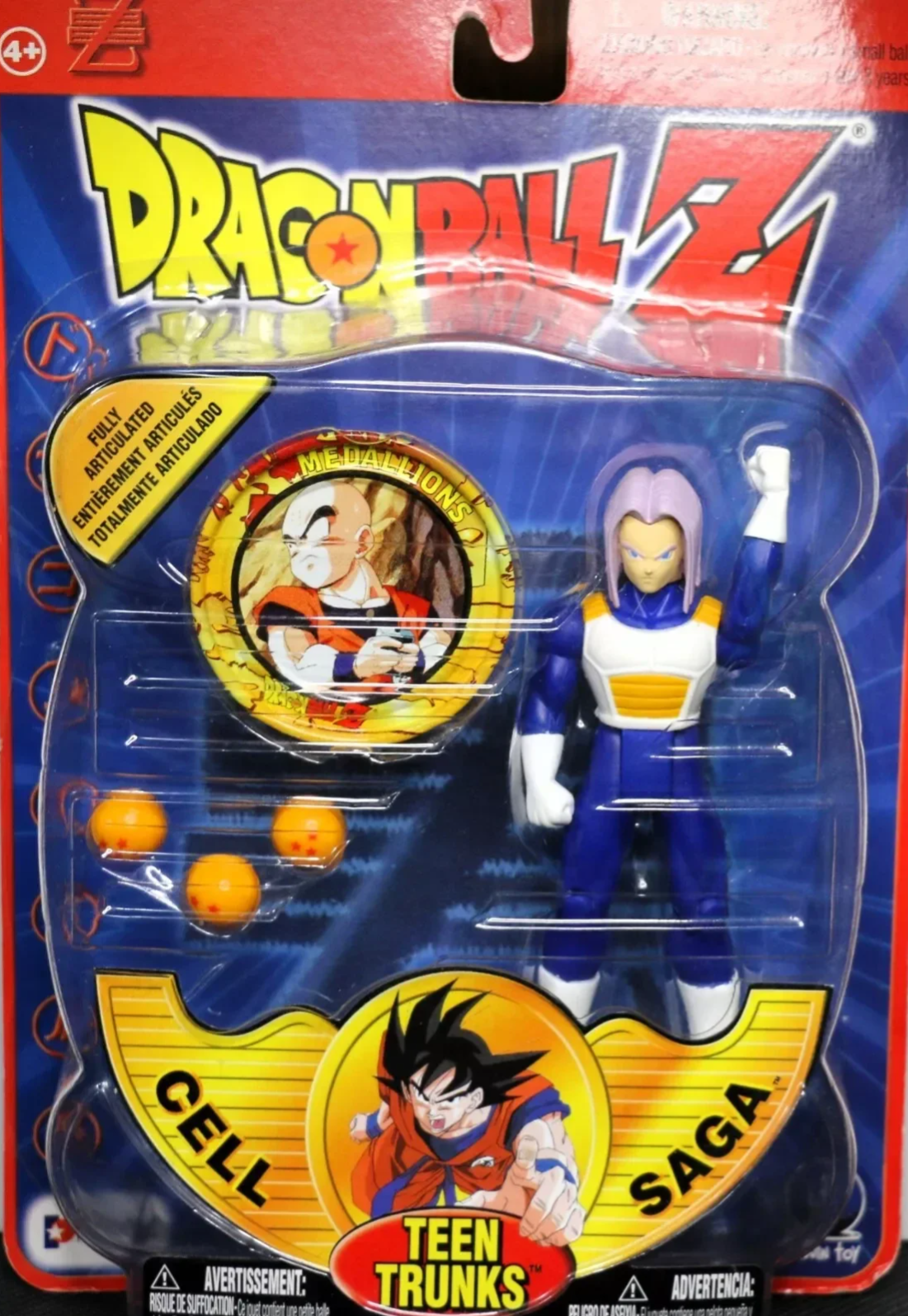 Irwin Toys Dragon Ball Z Teen Trunks Cell Saga Action Figure