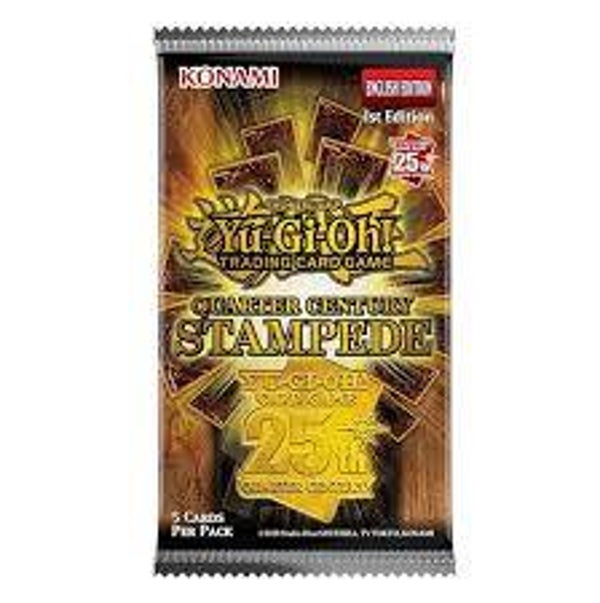 Yu-Gi-Oh! Wuarter Century Stampede 25th booster pack