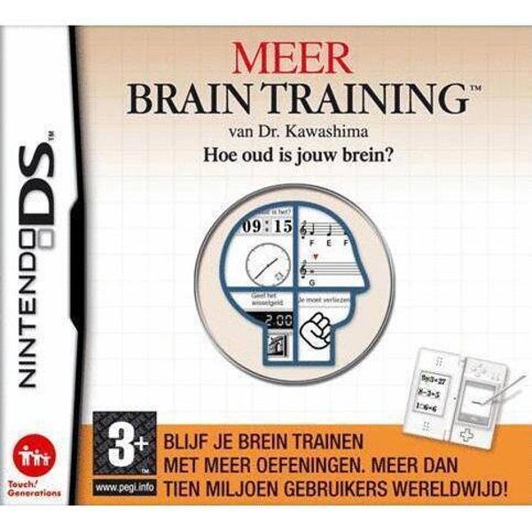 Meer Brain Training™ van Dr. Kawashima: Hoe oud is jouw brein?