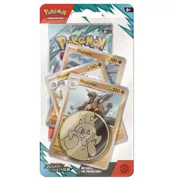 Pokémon TCG: Journey Together - Premium Checklane Blister (Rhyperior)