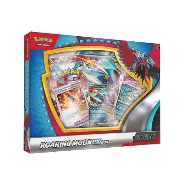 Pokémon TCG Scarlet & Violet roaring moon ex box