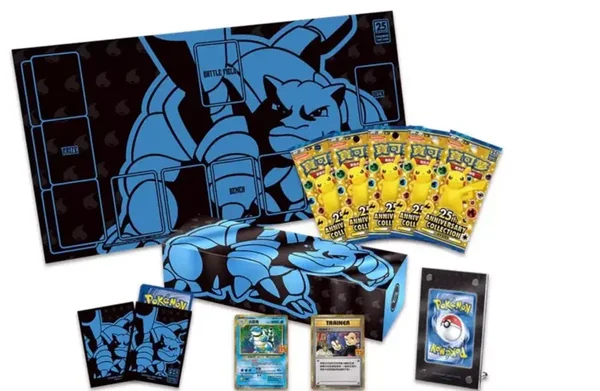 Pokemon Chinese 25th Anniversary "Blastoise" Reinforced Box