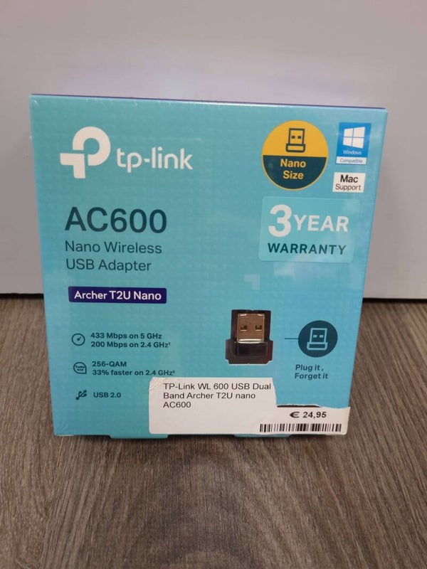 TP-Link AC600 Nano Wireless USB Adapter Archer T2U Nano