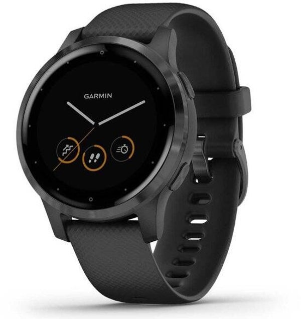 Garmin Vivoactive 4 Smartwatch GPS 8 Dagen Batterij 45mm Zwart