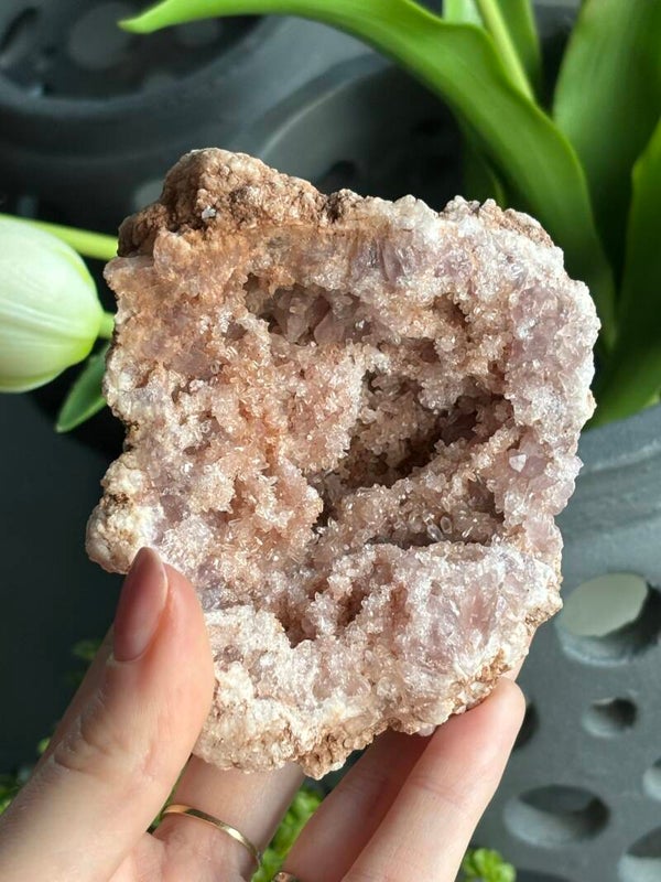 Roze amethist cluster D