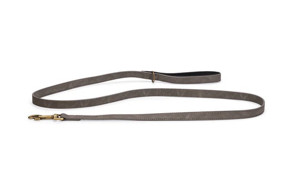 Beeztees Kunstleer Hondenriem Balacron Ax grijs 180x20 mm