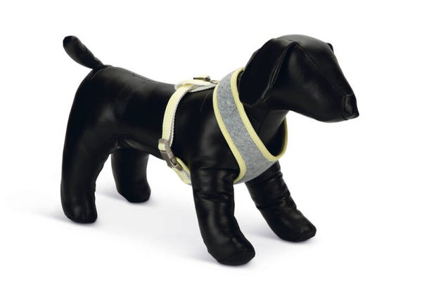 Beeztees Puppy Hondentuig Bronda grijs 32-46 cm