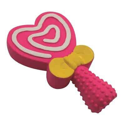 Croci Latex Hondenspeelgoed Homy Lolly roze 13 cm