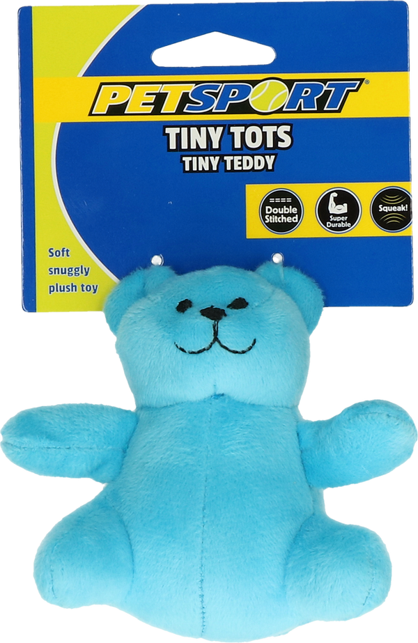 Petsport Tiny Tots Teddy Blue 10 cm
