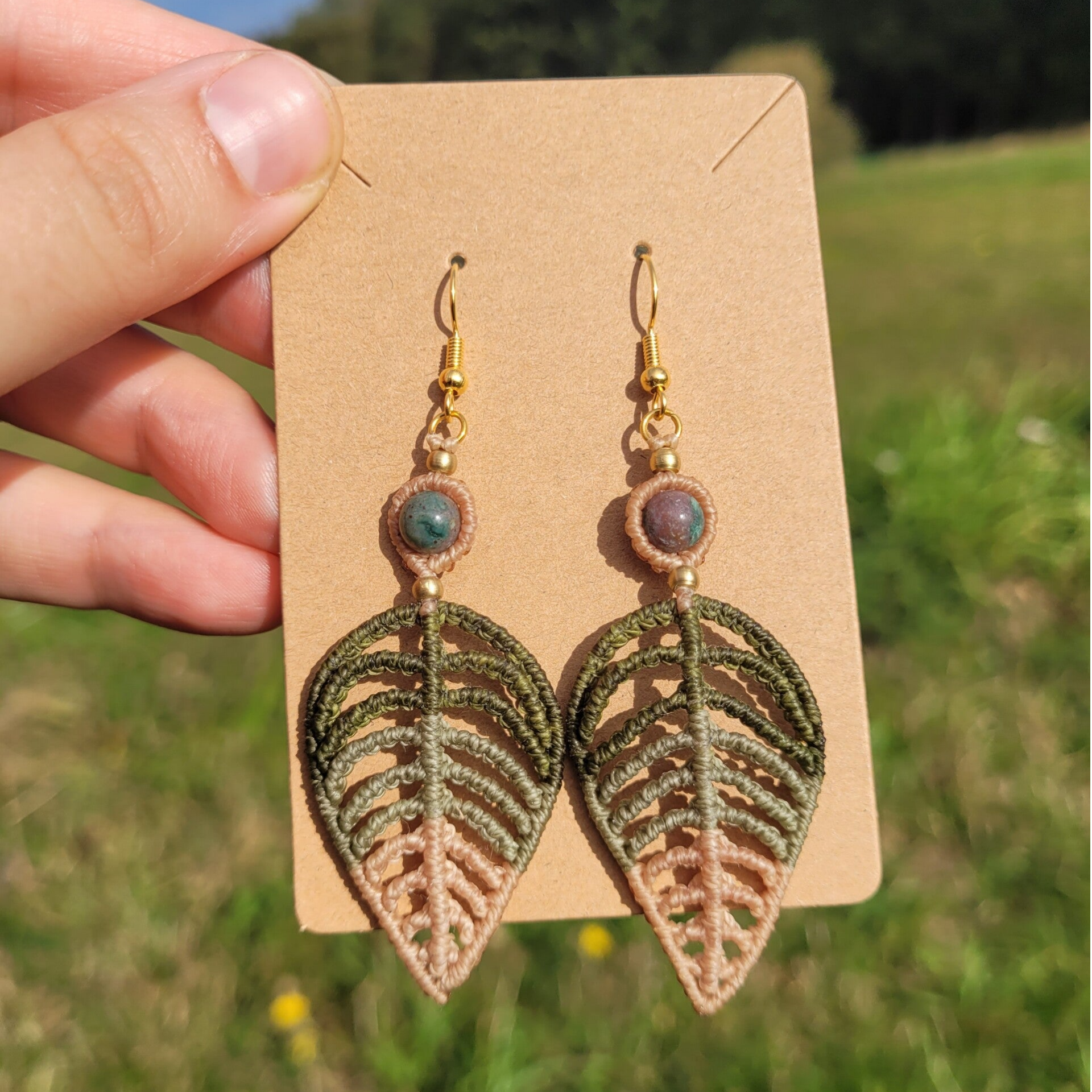 Ohrschmuck "Blatt"