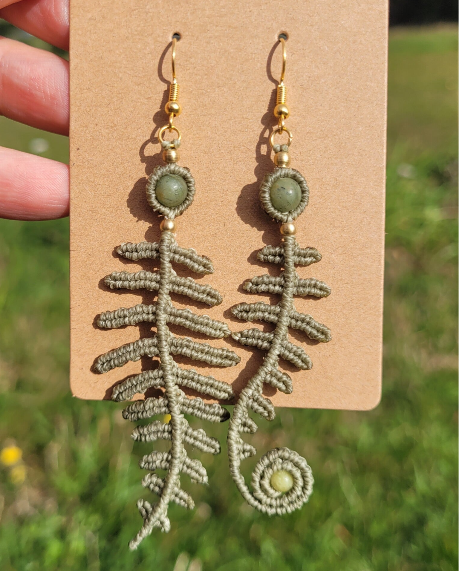 Ohrschmuck "Farn"