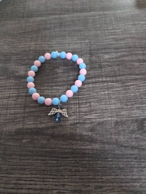 pink and blue