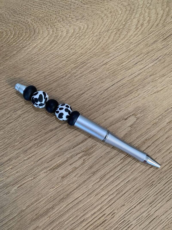Pen zilver dots