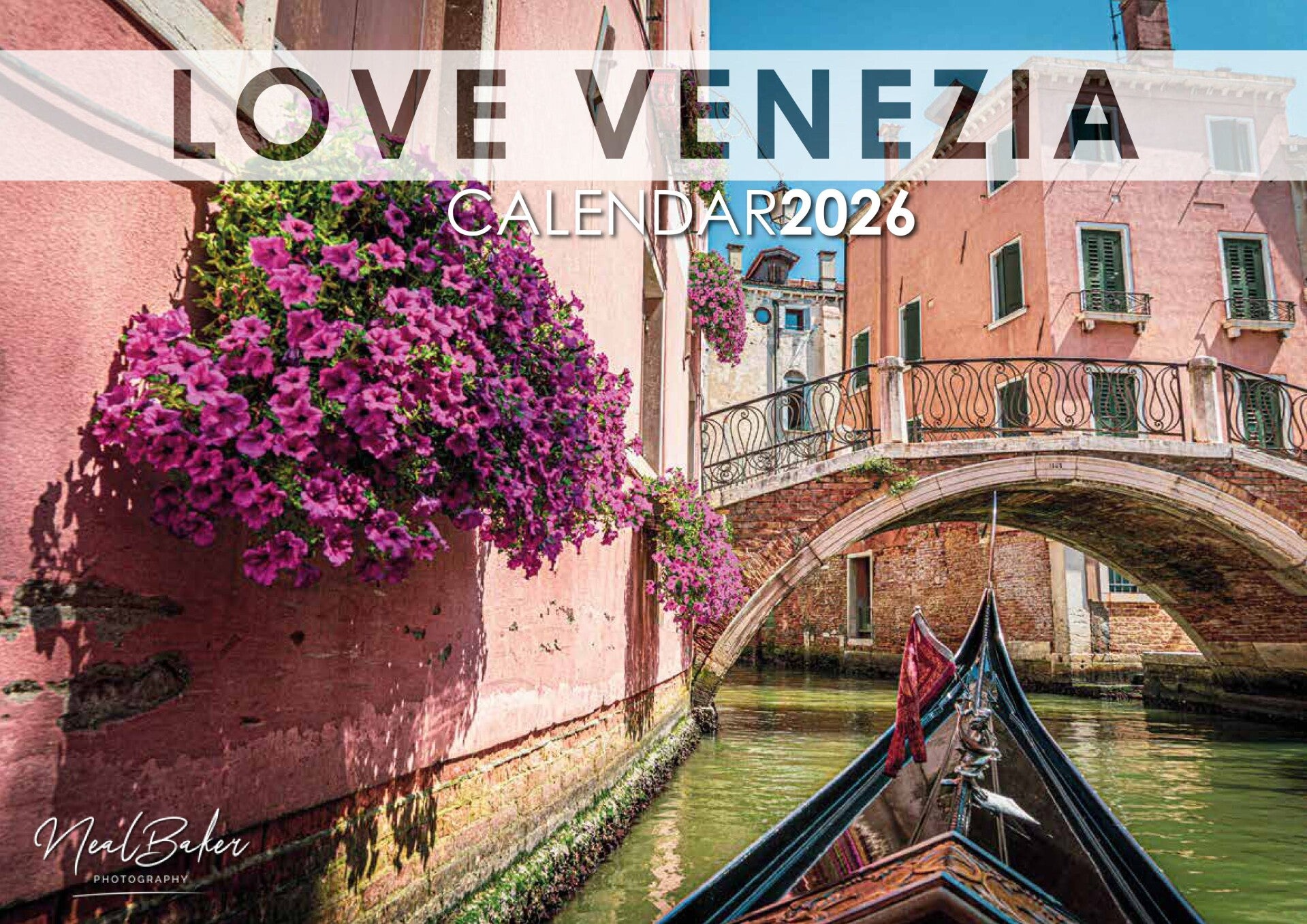 Love Venezia 2026 A4 Calendar