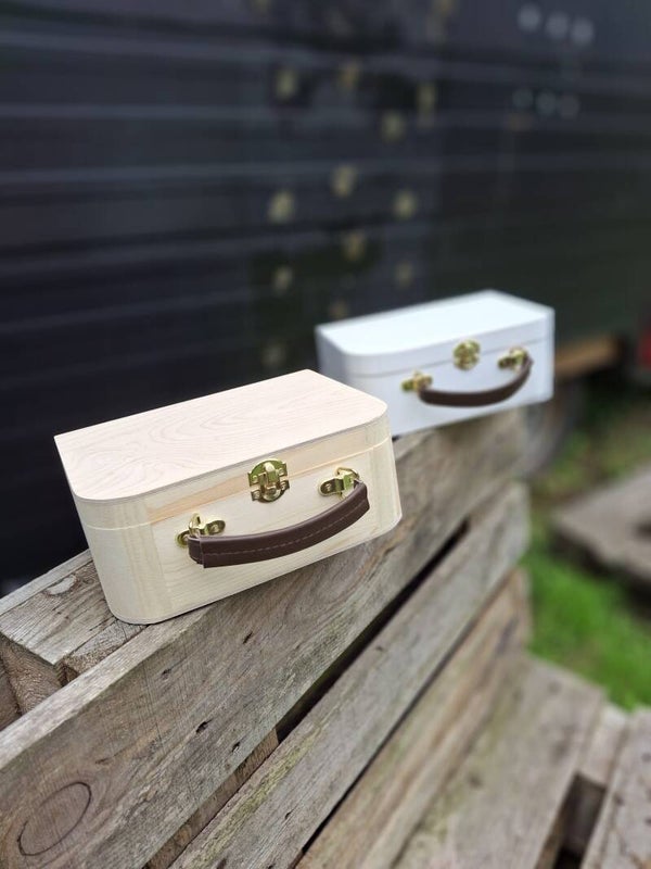 Houten koffertje