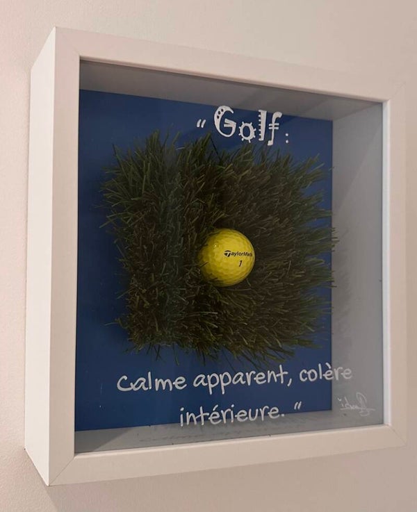 "Golf: Calme apparent, colère intérieure."