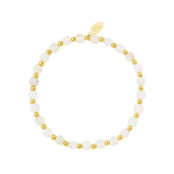 Armband Wittegold