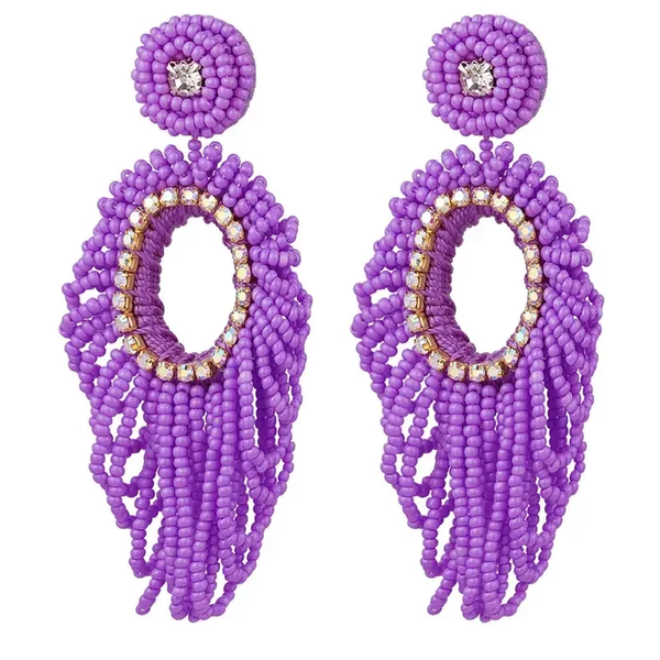 Oorbellen IBIZA PURPLE