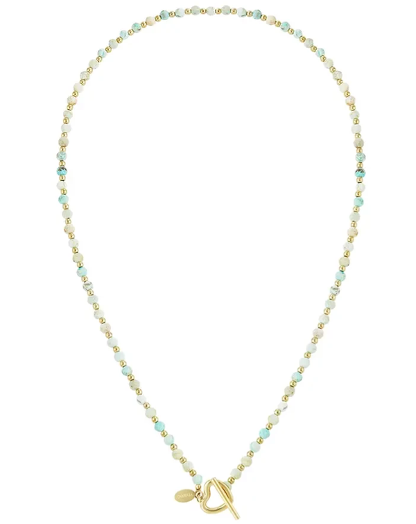 Ketting beads turquoise