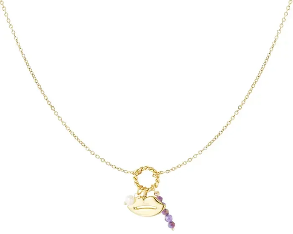Ketting KISS PURPLE