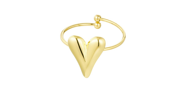Ring simple heart