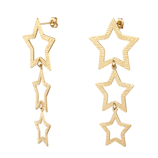 Oorbellen FAMOUS STAR PRINT