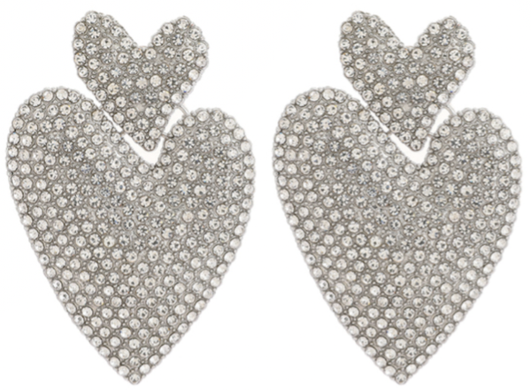 Oorbellen SILVER HEART