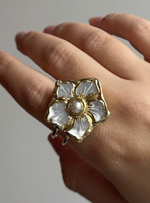 Ring Chunky Flower