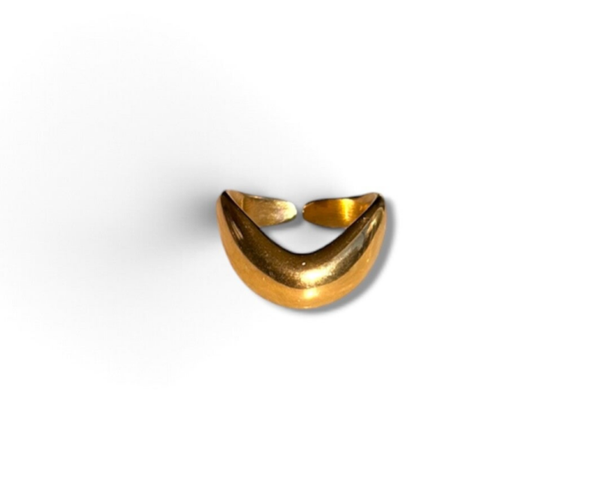 Chunky Wave Dome Ring