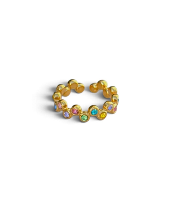 Rainbow Eternity Ring