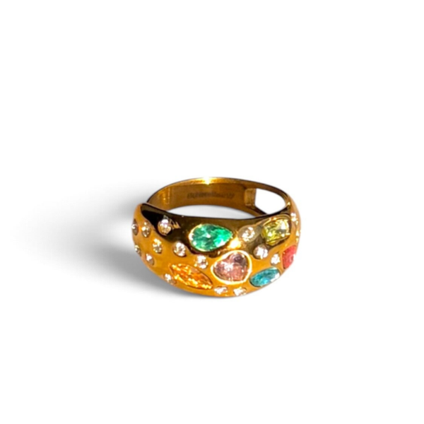 Multi-Color Statement Ring
