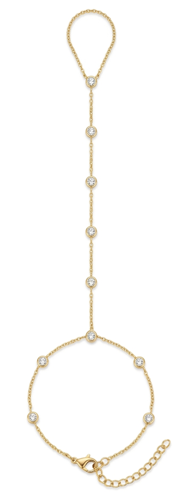 Aura Crystal Hand Chain