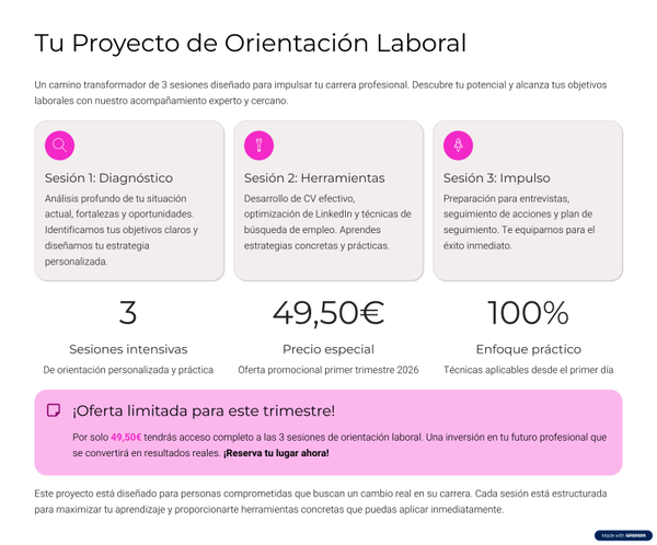 Mentoría Individual de Orientación