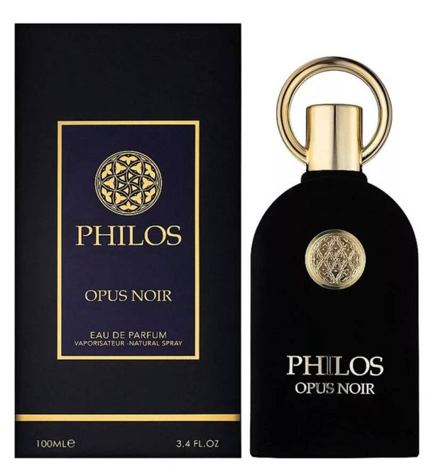 PHILOS OPUS NOIR – Maison Alhambra  Perfume Unisex Ambarado y Oscuro de Alta Intensidad
