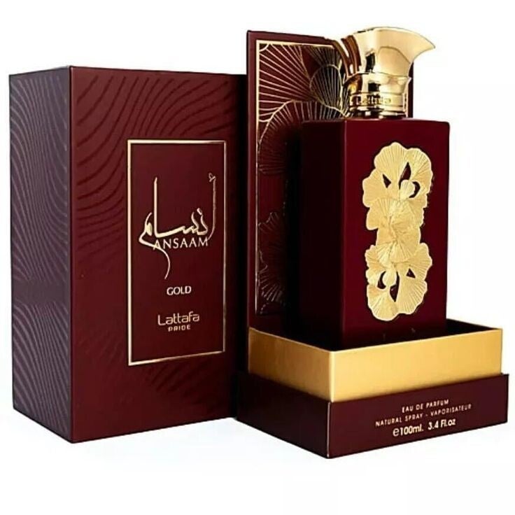 ANSAAM GOLD-Lattafa fragancia femenina irresistible que combina dulzura
