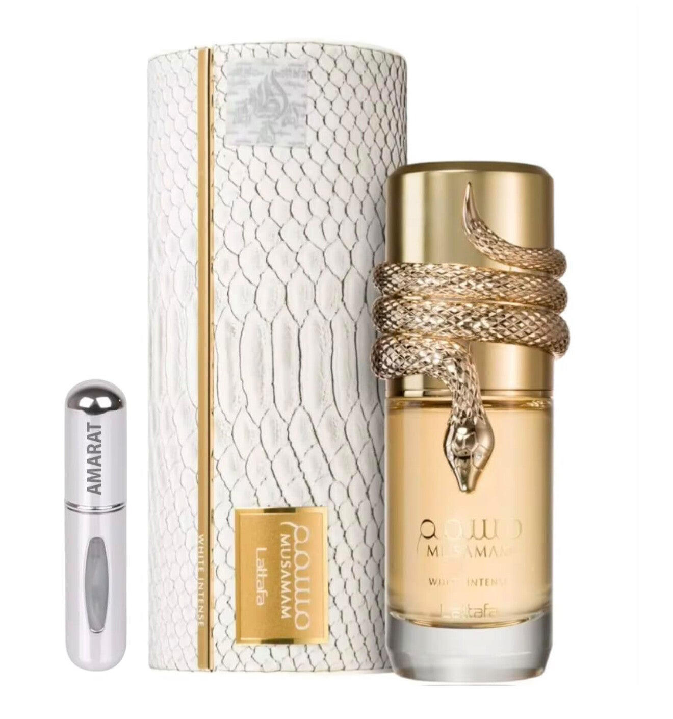 MUSAMAM WHITE INTENSE– Lattafa Perfume Unisex Fresco Tropical y Amaderado