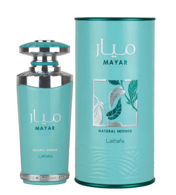 MAYAR NATURAL INTENSE– Lattafa Perfumes  Floral, Frutal y Amaderada – Frescura y Elegancia Natural