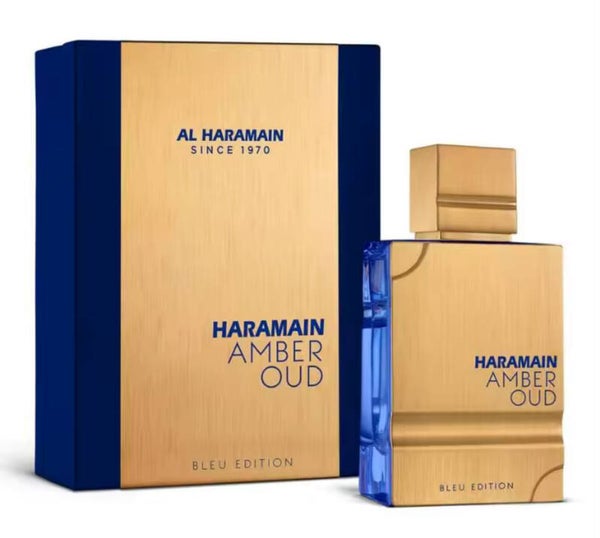 AMBER OUD BLEU-Al Haramain  Aroma Vibrante, Limpio y Sofisticado