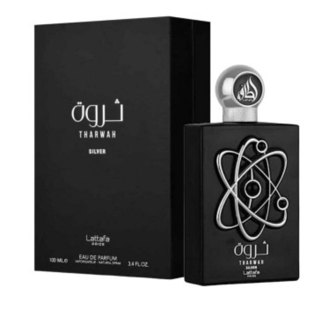 THARWAH SILVER LATTAFA-Elegancia fresca y masculina