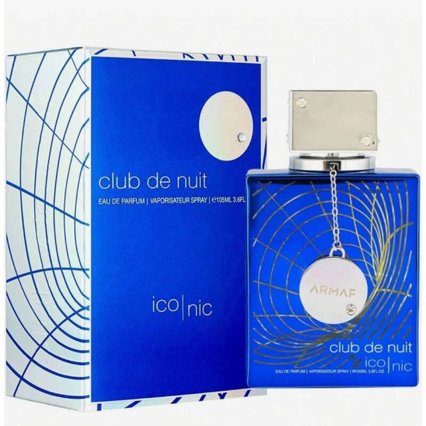 CLUB DE NUIT ICONICO– Eau de Parfum Masculino Fresco, Cítrico y Amaderado (2022)