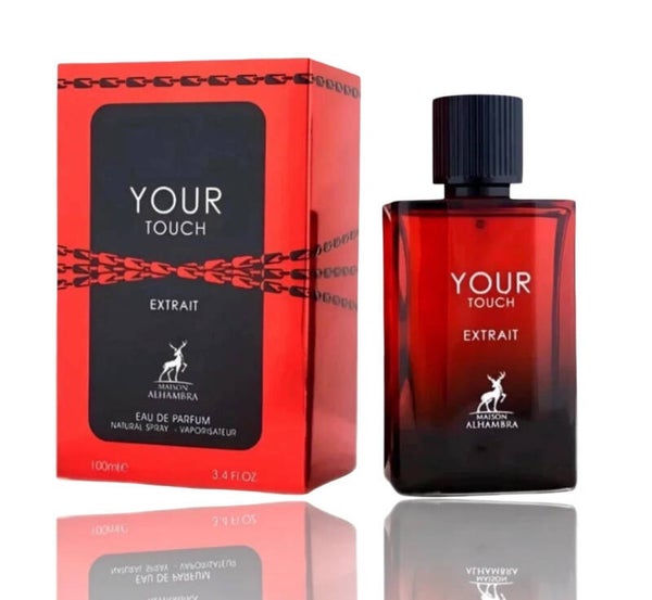 YOUR TOUCH EXTRAIT – Maison Alhambra Perfume Unisex Sensual, Moderno y Envolvente