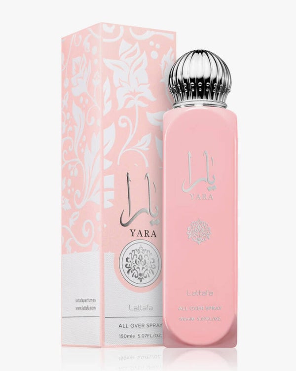 YARA-Lattafa  Spray Corporal 150 ml – Fragancia Femenina Dulce y Frutal