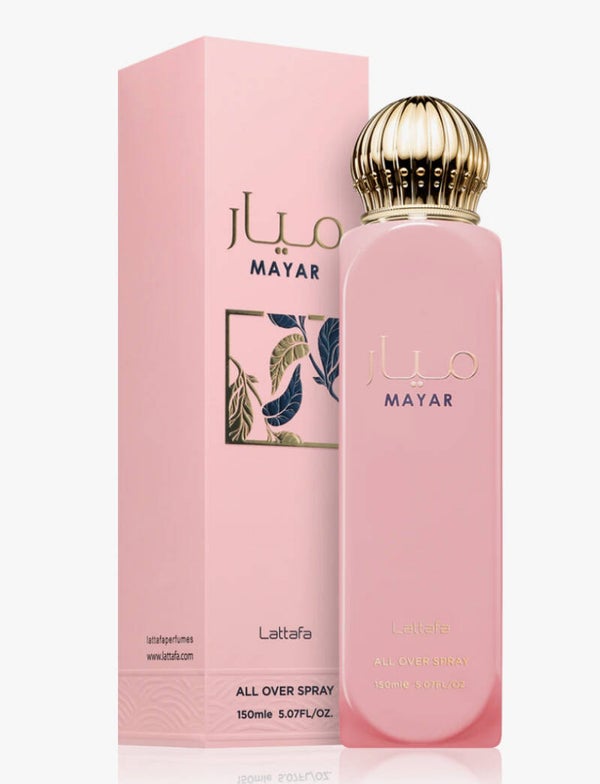 MAYAR- Lattafa Mayar Spray Corporal 150 ml – Fragancia Femenina Dulce y Frutal