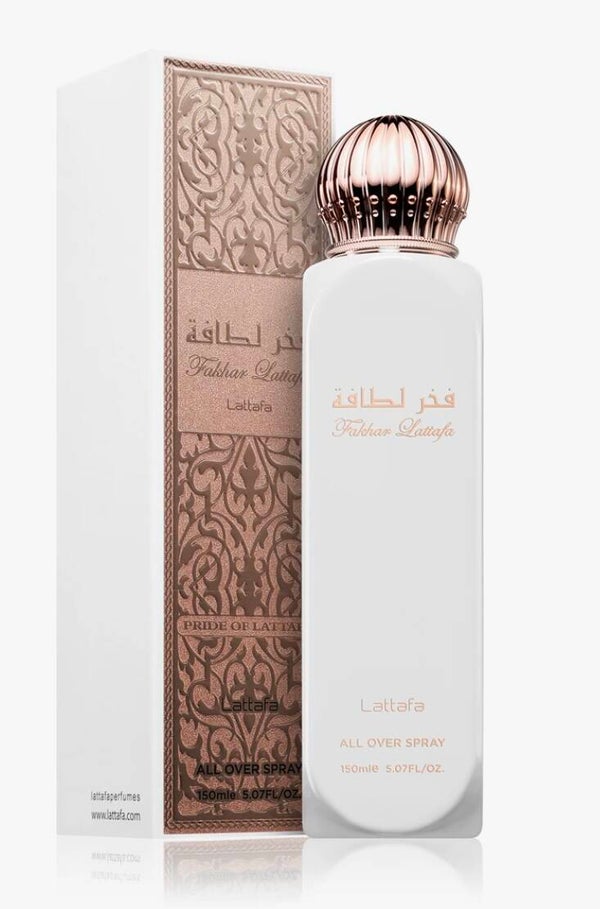 LATTAFA FAKHR WOMEN - Body Spray 150ml – Fragancia Floral Femenina, Elegante y Duradera