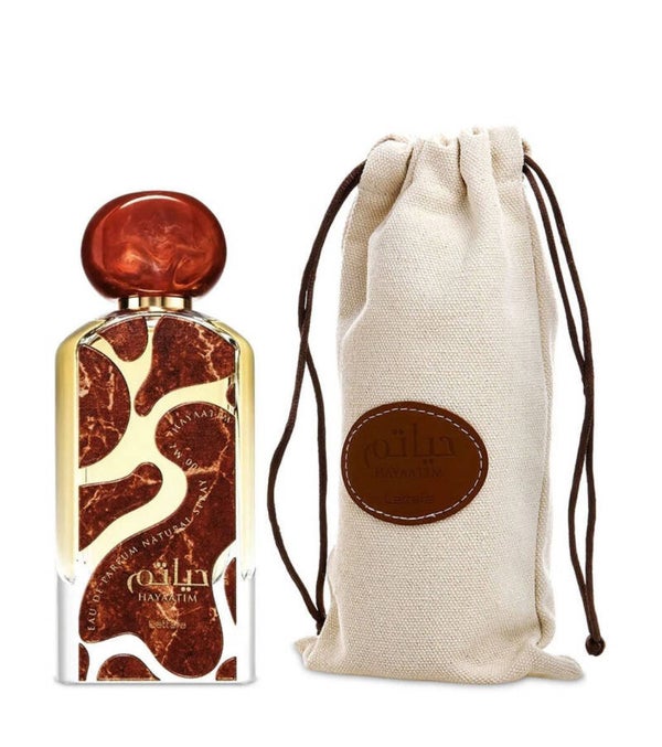 HAYAATIM– Lattafa Unisex Frutal, Amaderado y Dulce para Personalidades Originales