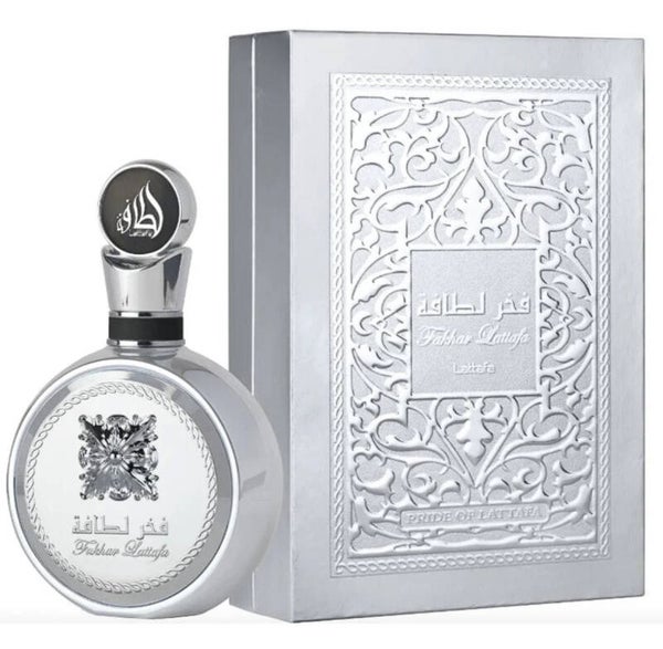FAKHAR  LATTAFA PLATIN– Lattafa | Perfume Masculino Fresco, Especiado y Amaderado con Palo Santo